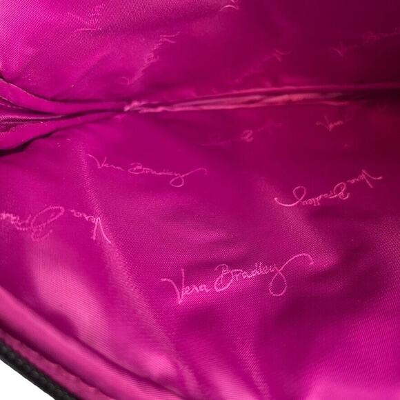 Vera Bradley Canterberry Magenta Black Neoprene Tablet Cover Case Padded 8 x 10 - Picture 14 of 16